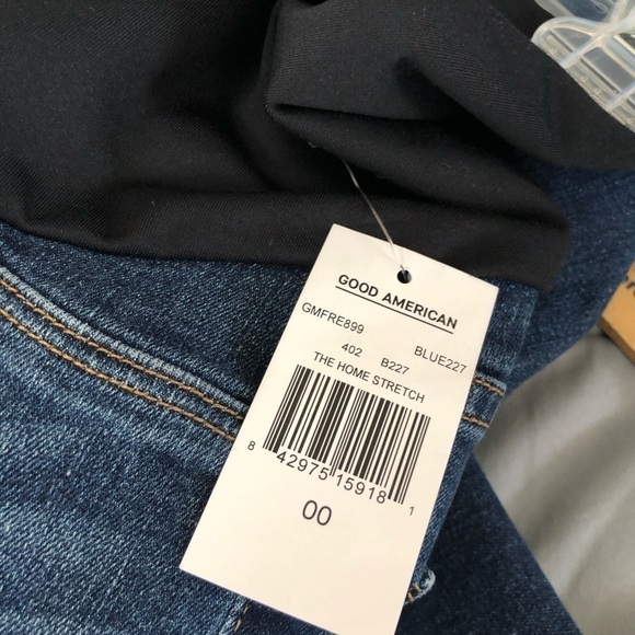 NWT Good American THE HOME STRETCH Size 00 - Picture 7 of 7